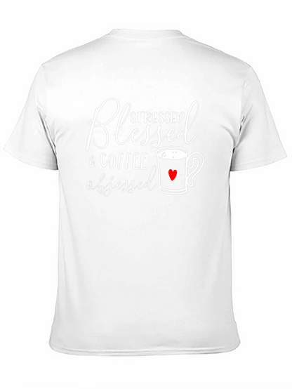 Blessed Stressed Coffee Obsessed T-Shirt