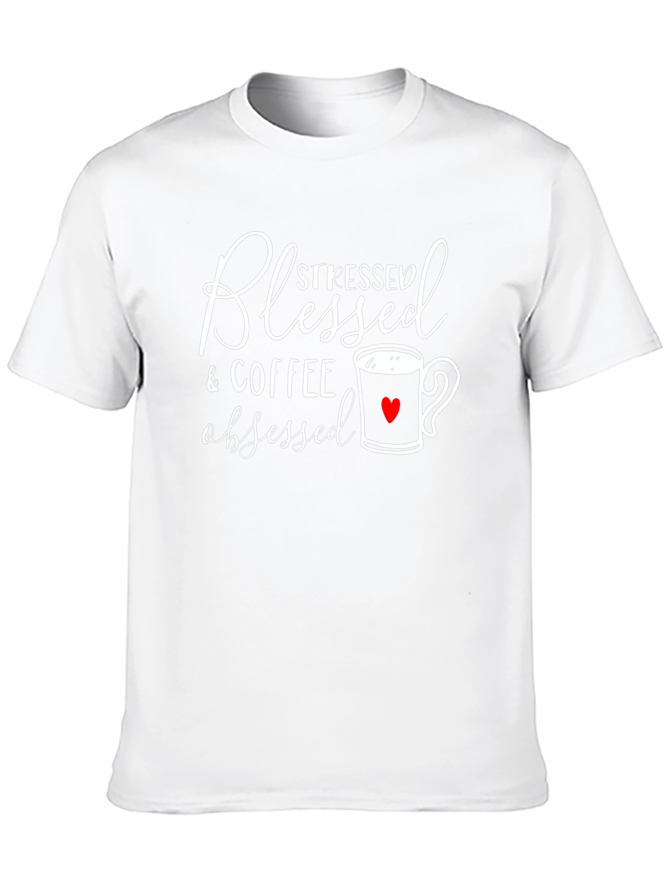 Blessed Stressed Coffee Obsessed T-Shirt