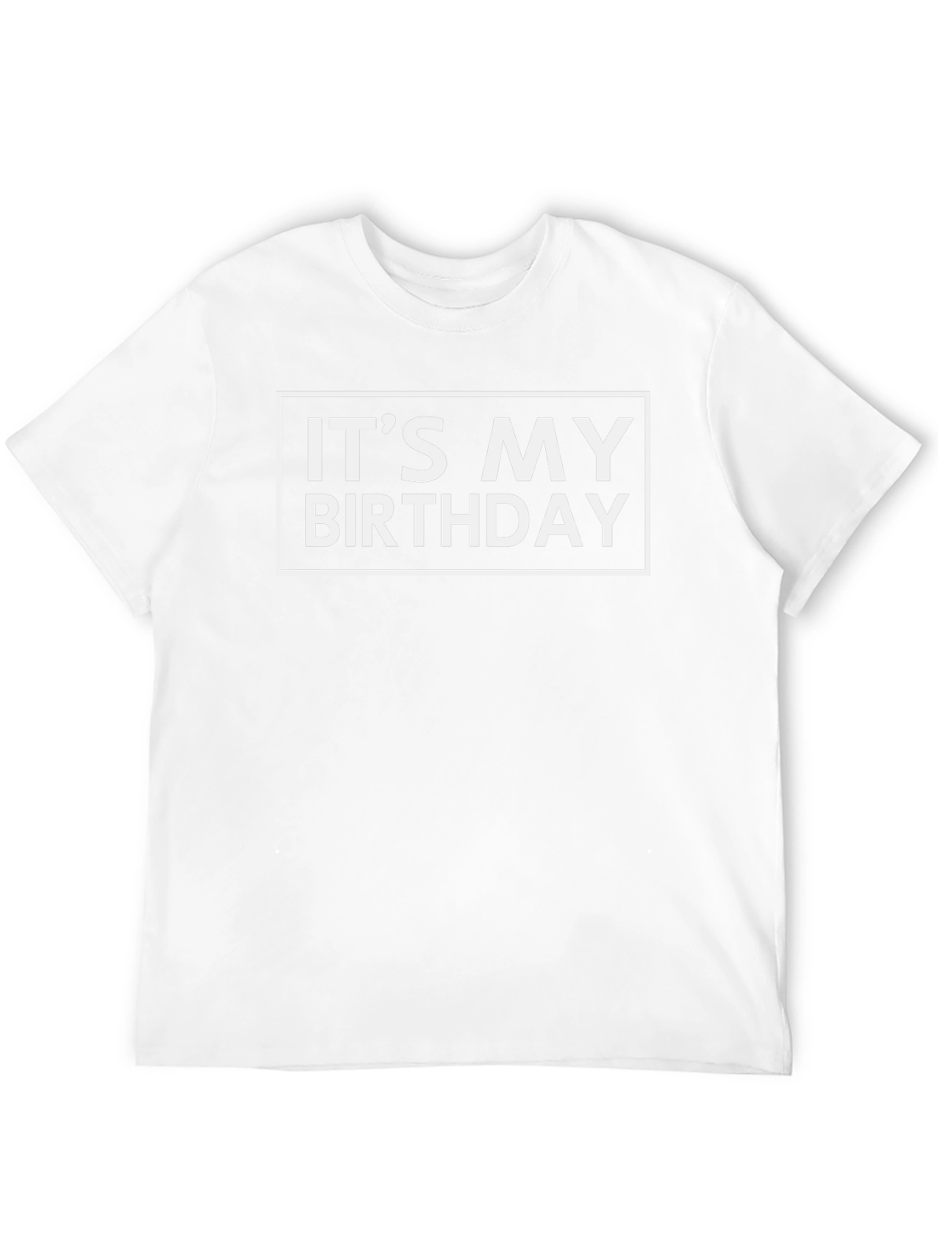 Its My Birthday T-Shirt - Black Graphic Tee