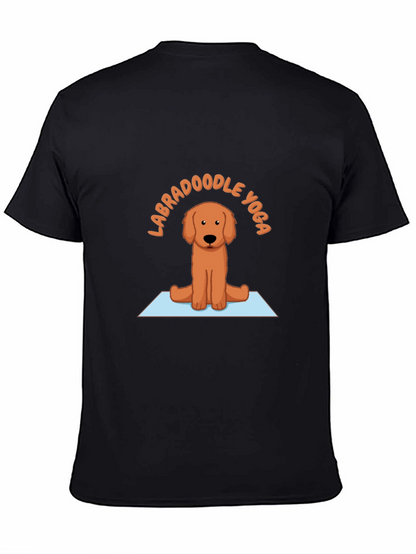 Labradoodle Yoga T-Shirt - Meditating Dog Tee