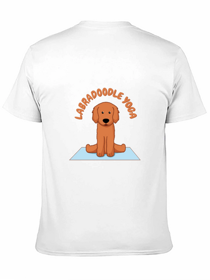 Labradoodle Yoga T-Shirt - Meditating Dog Tee