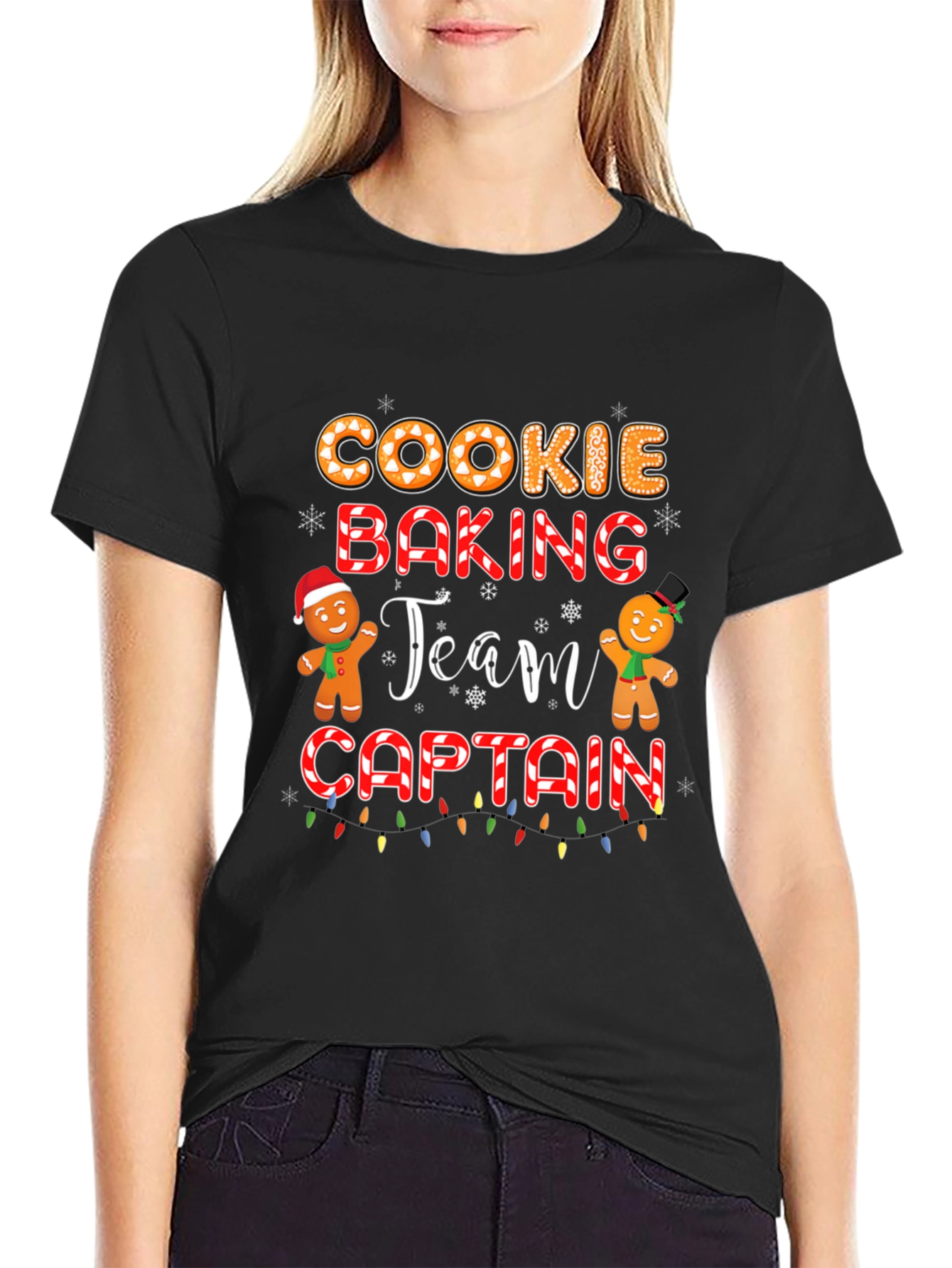 Cookie Baking Team Captain Christmas T-Shirt