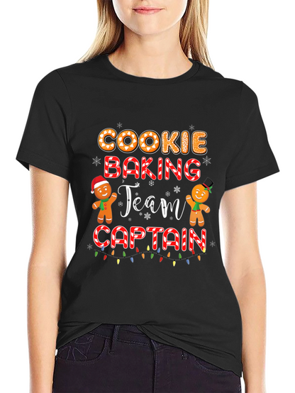 Cookie Baking Team Captain Christmas T-Shirt