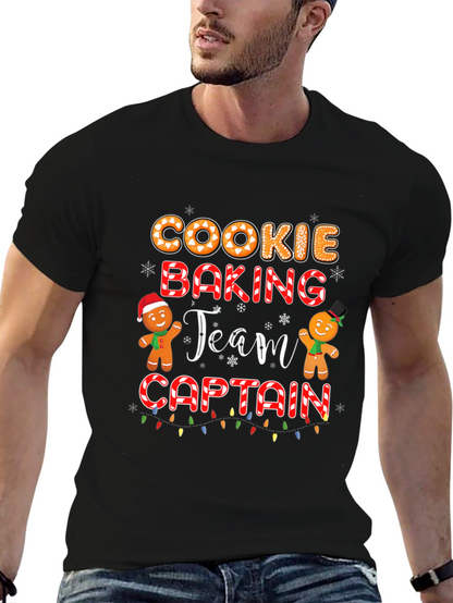Cookie Baking Team Captain Christmas T-Shirt