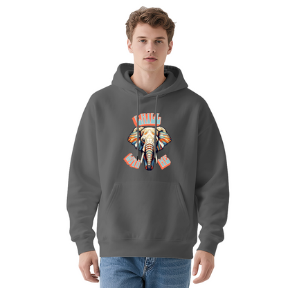 Geometric Elephant Chill With Me Hoodie