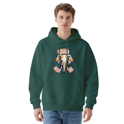 Geometric Elephant Chill With Me Hoodie
