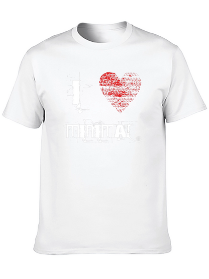 I Love Mimmai Black Graphic T-Shirt