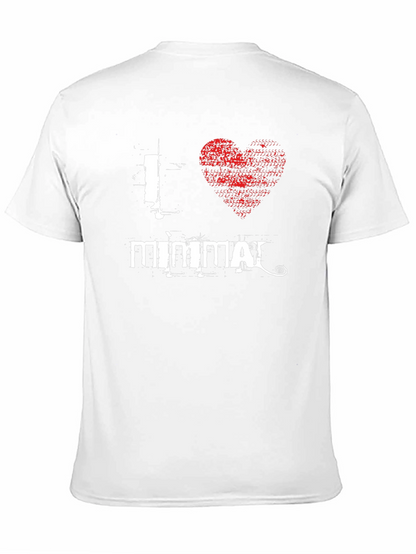I Love Mimmai Black Graphic T-Shirt