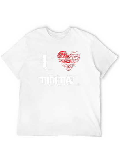 I Love Mimmai Black Graphic T-Shirt