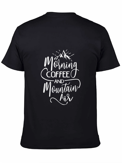 Morning Coffee & Mountain Air Graphic Tee