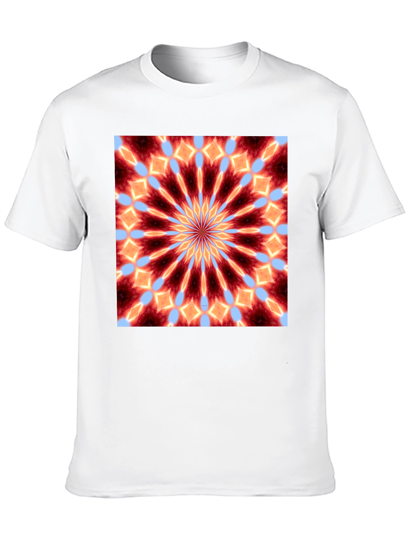 Kaleidoscope Mandala Graphic Tee - Unique Art Shirt