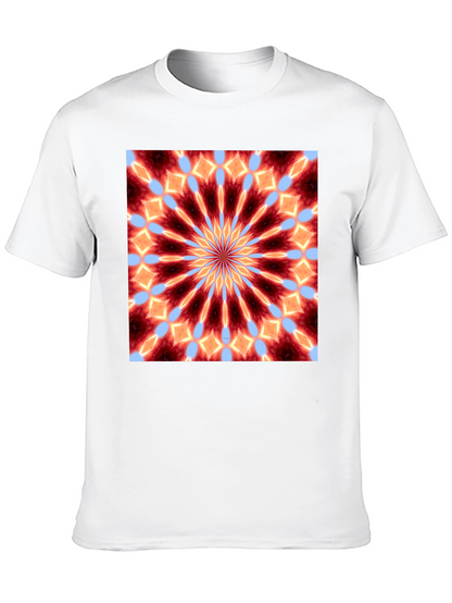 Kaleidoscope Mandala Graphic Tee - Unique Art Shirt