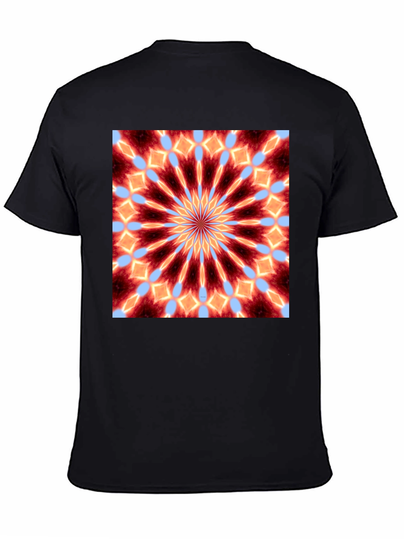 Kaleidoscope Mandala Graphic Tee - Unique Art Shirt