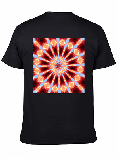 Kaleidoscope Mandala Graphic Tee - Unique Art Shirt