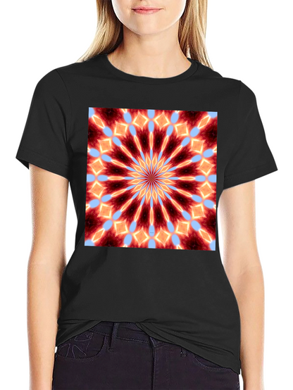 Kaleidoscope Mandala Graphic Tee - Unique Art Shirt