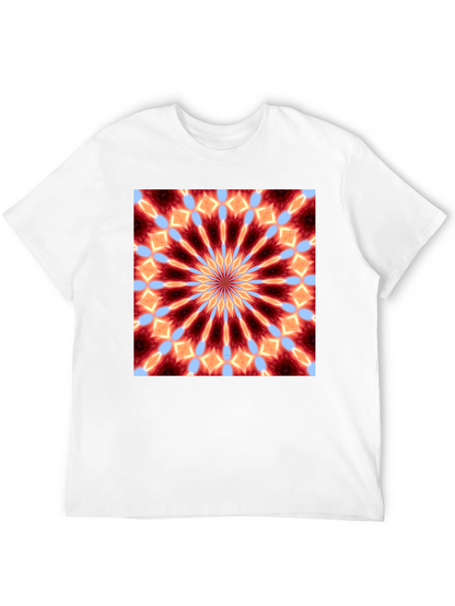 Kaleidoscope Mandala Graphic Tee - Unique Art Shirt