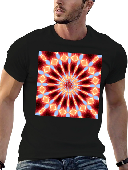 Kaleidoscope Mandala Graphic Tee - Unique Art Shirt