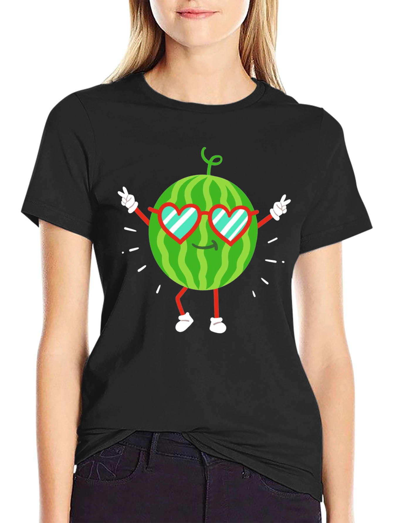 Cool Watermelon Graphic Tee - Fun Summer Shirt