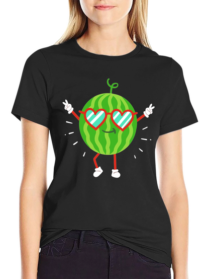 Cool Watermelon Graphic Tee - Fun Summer Shirt