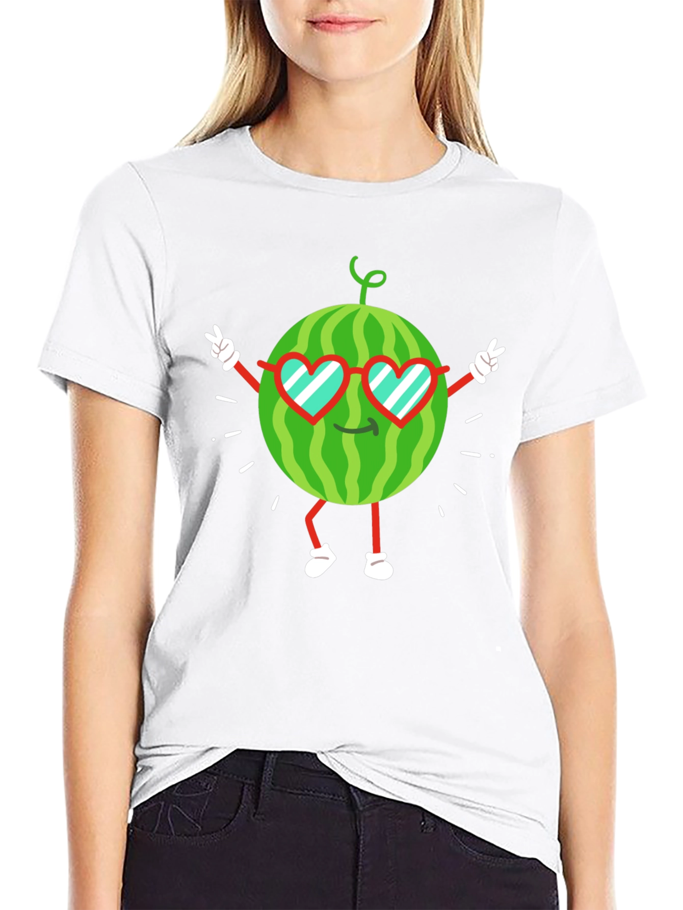 Cool Watermelon Graphic Tee - Fun Summer Shirt