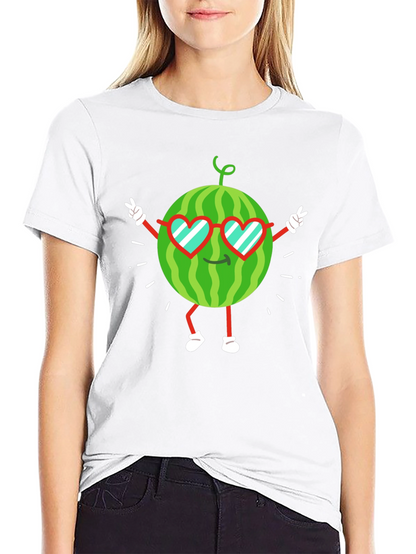 Cool Watermelon Graphic Tee - Fun Summer Shirt