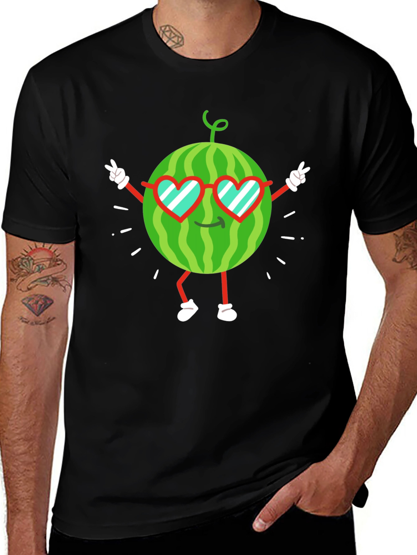 Cool Watermelon Graphic Tee - Fun Summer Shirt