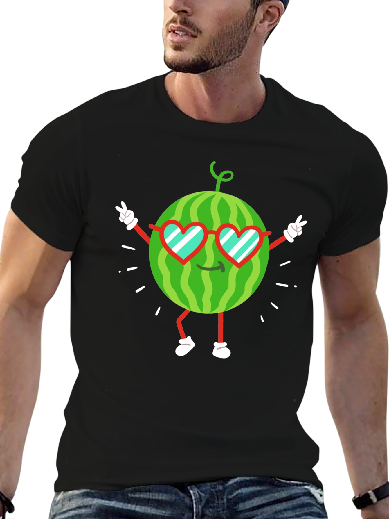 Cool Watermelon Graphic Tee - Fun Summer Shirt
