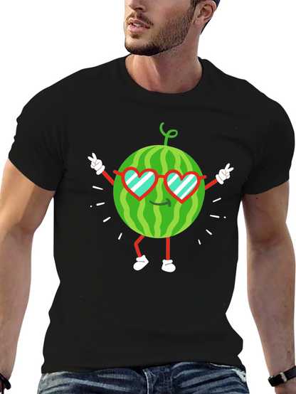 Cool Watermelon Graphic Tee - Fun Summer Shirt
