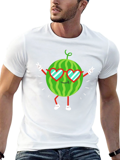 Cool Watermelon Graphic Tee - Fun Summer Shirt