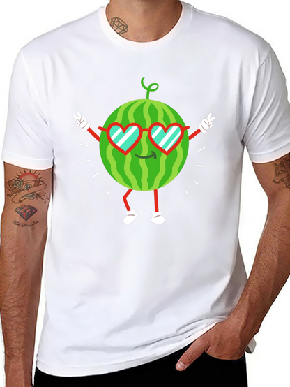 Cool Watermelon Graphic Tee - Fun Summer Shirt