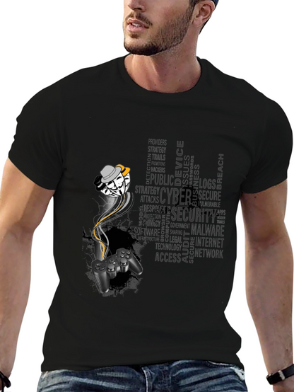 Cyber Security Gamer T-Shirt - Hack the System!