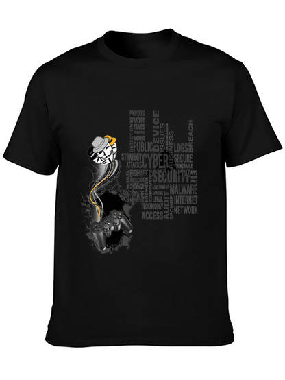 Cyber Security Gamer T-Shirt - Hack the System!