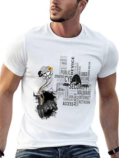 Cyber Security Gamer T-Shirt - Hack the System!