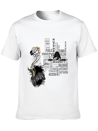 Cyber Security Gamer T-Shirt - Hack the System!