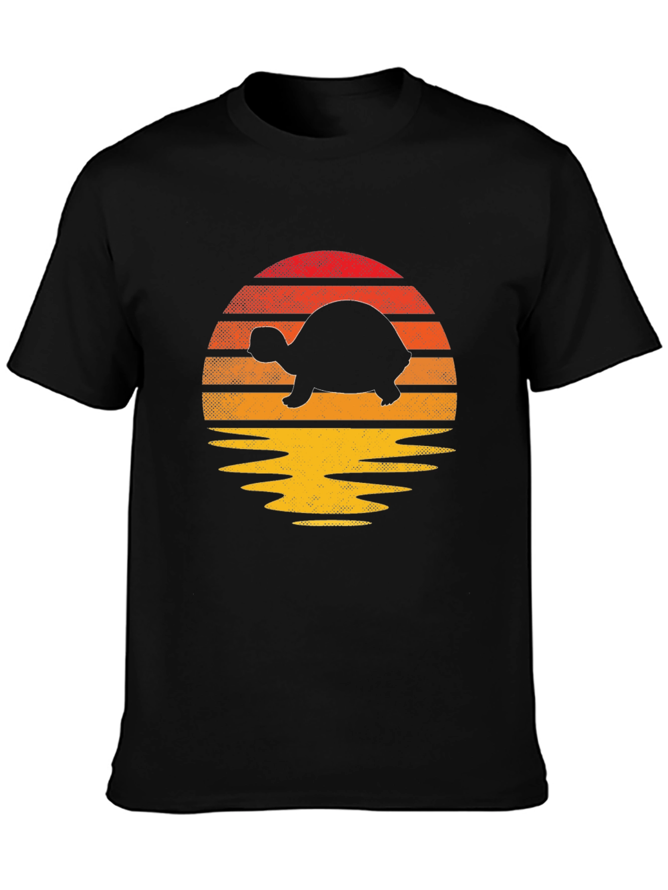Turtle Sunset Graphic Tee - Relaxed Fit