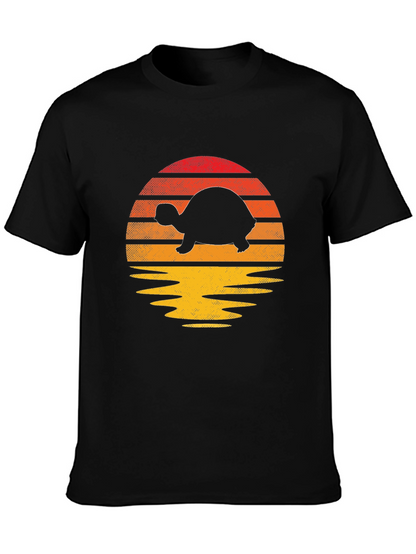 Turtle Sunset Graphic Tee - Relaxed Fit
