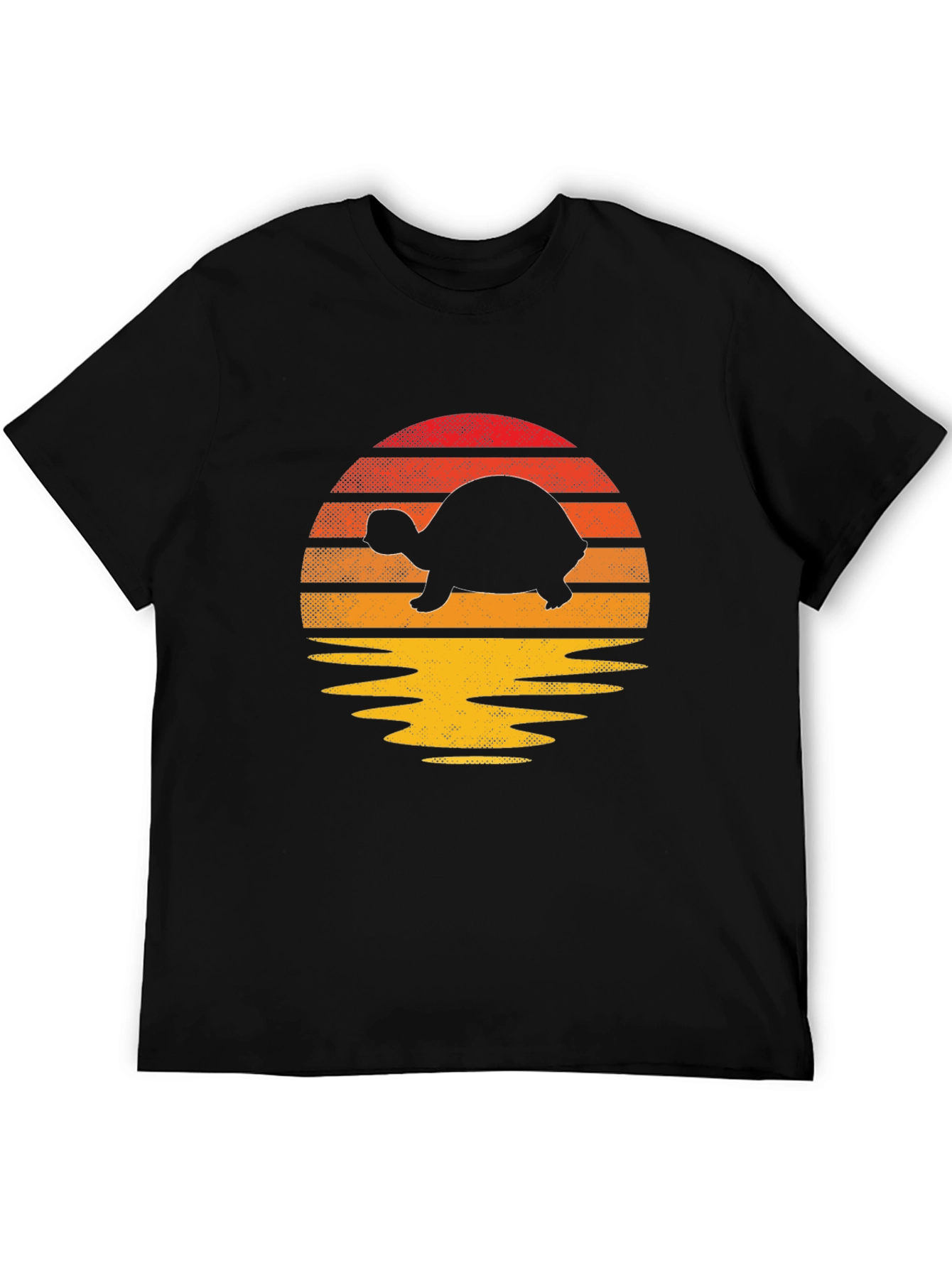 Turtle Sunset Graphic Tee - Relaxed Fit