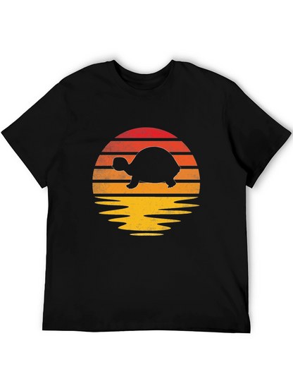 Turtle Sunset Graphic Tee - Relaxed Fit