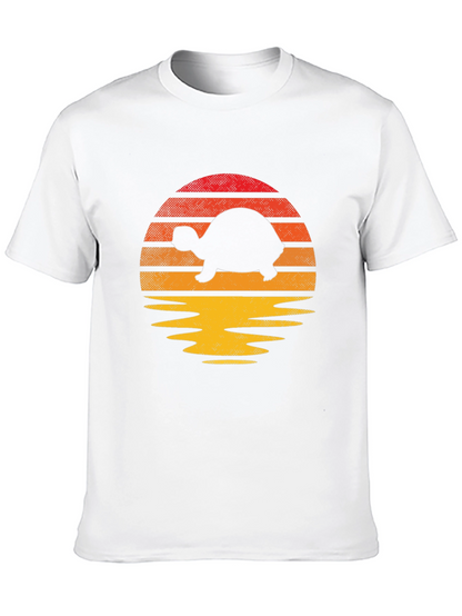 Turtle Sunset Graphic Tee - Relaxed Fit