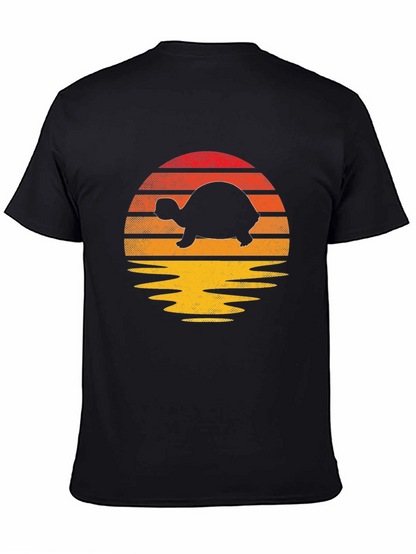 Turtle Sunset Graphic Tee - Relaxed Fit