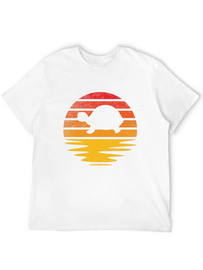 Turtle Sunset Graphic Tee - Relaxed Fit