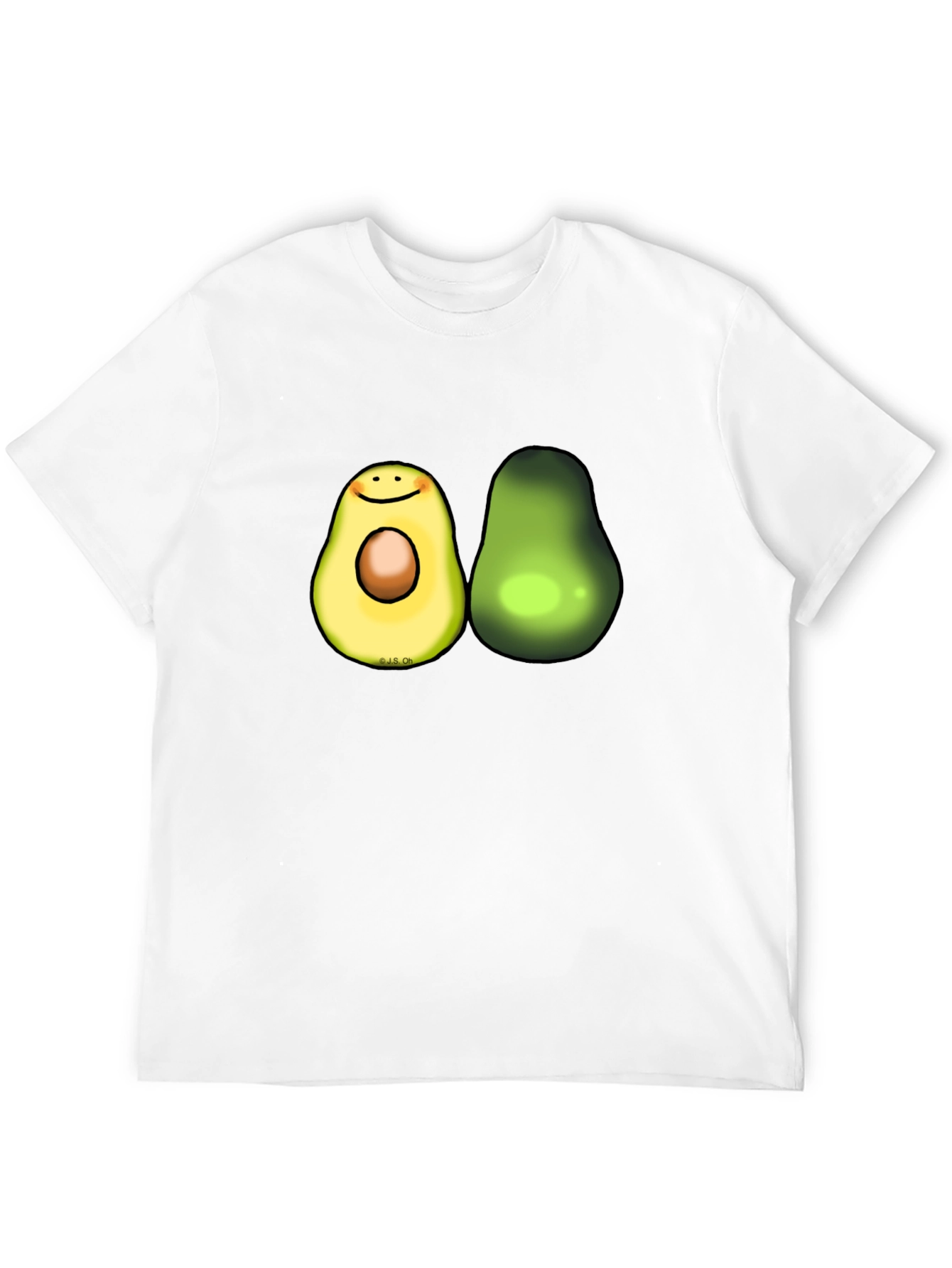 Avocado Graphic Tee - Trendy Fruit Lovers T-Shirt