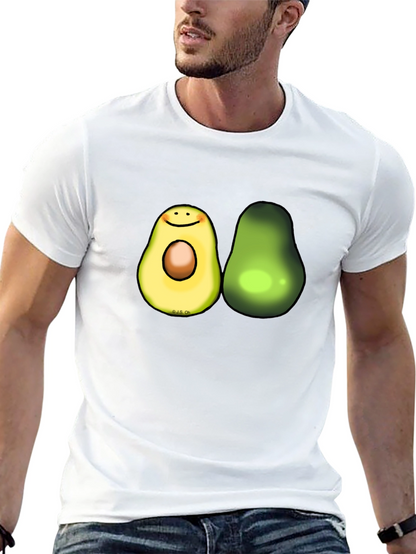 Avocado Graphic Tee - Trendy Fruit Lovers T-Shirt