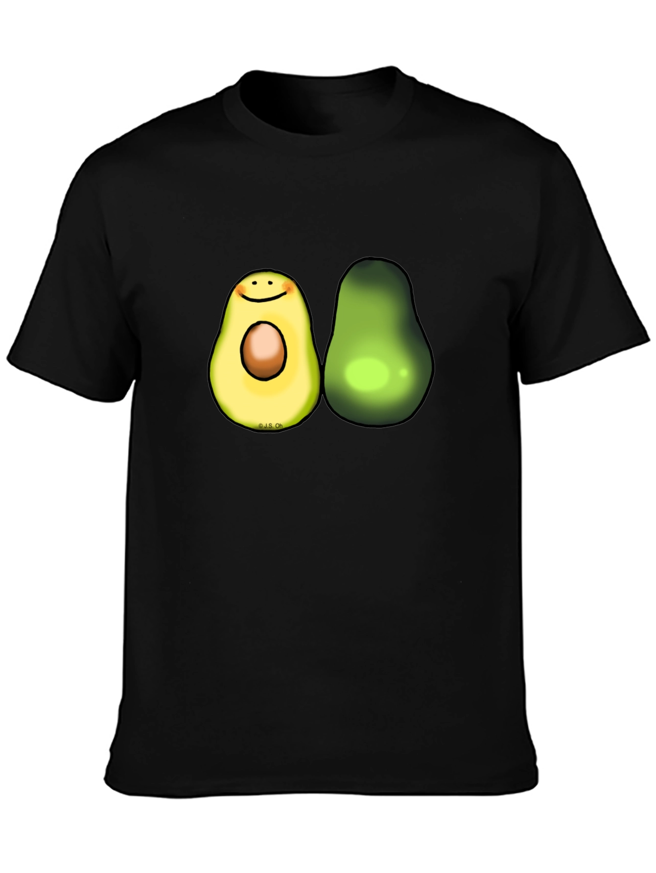 Avocado Graphic Tee - Trendy Fruit Lovers T-Shirt
