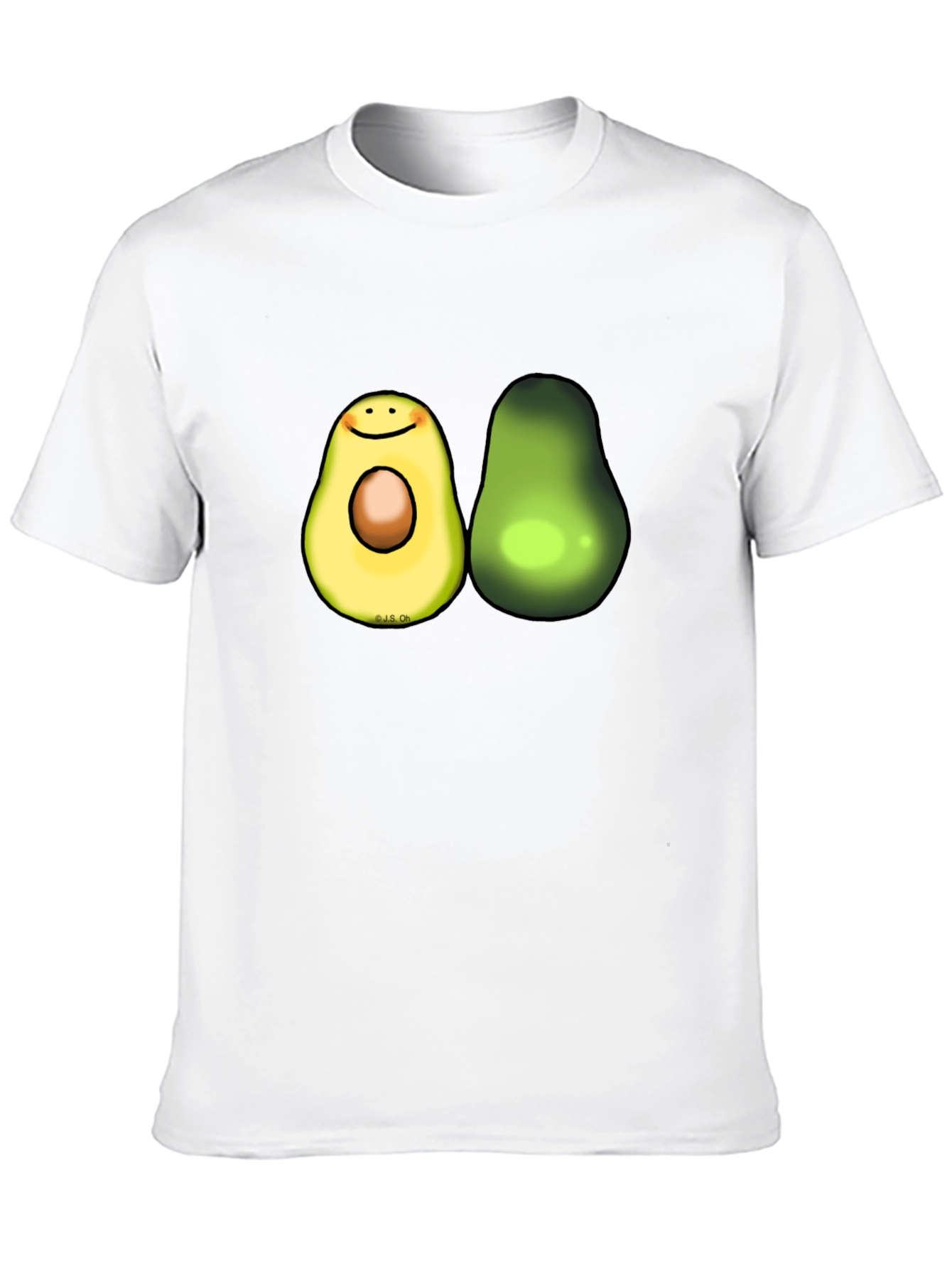 Avocado Graphic Tee - Trendy Fruit Lovers T-Shirt