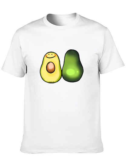 Avocado Graphic Tee - Trendy Fruit Lovers T-Shirt