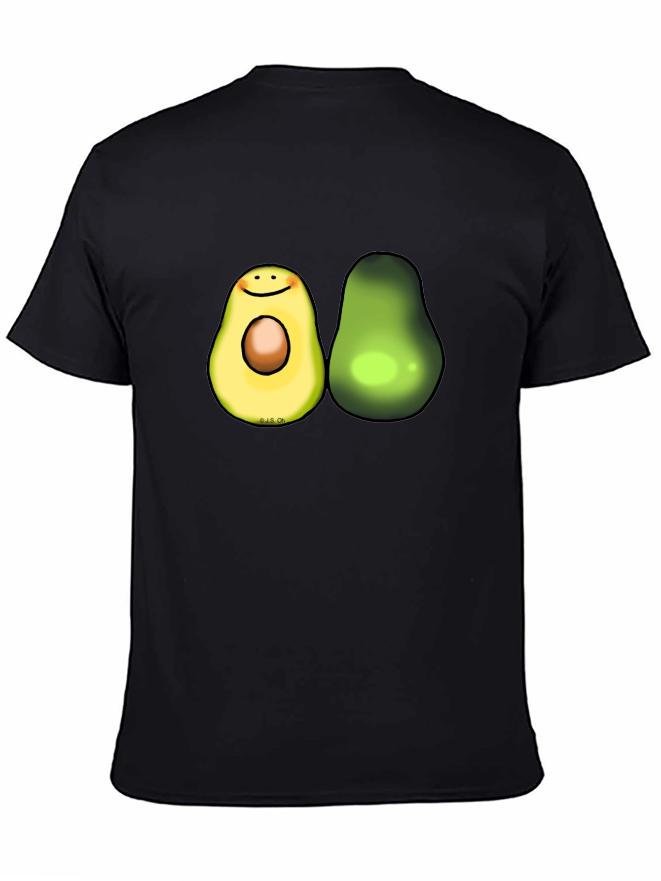 Avocado Graphic Tee - Trendy Fruit Lovers T-Shirt