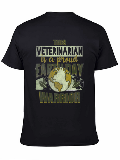 Veterinarian Earth Day Warrior T-Shirt