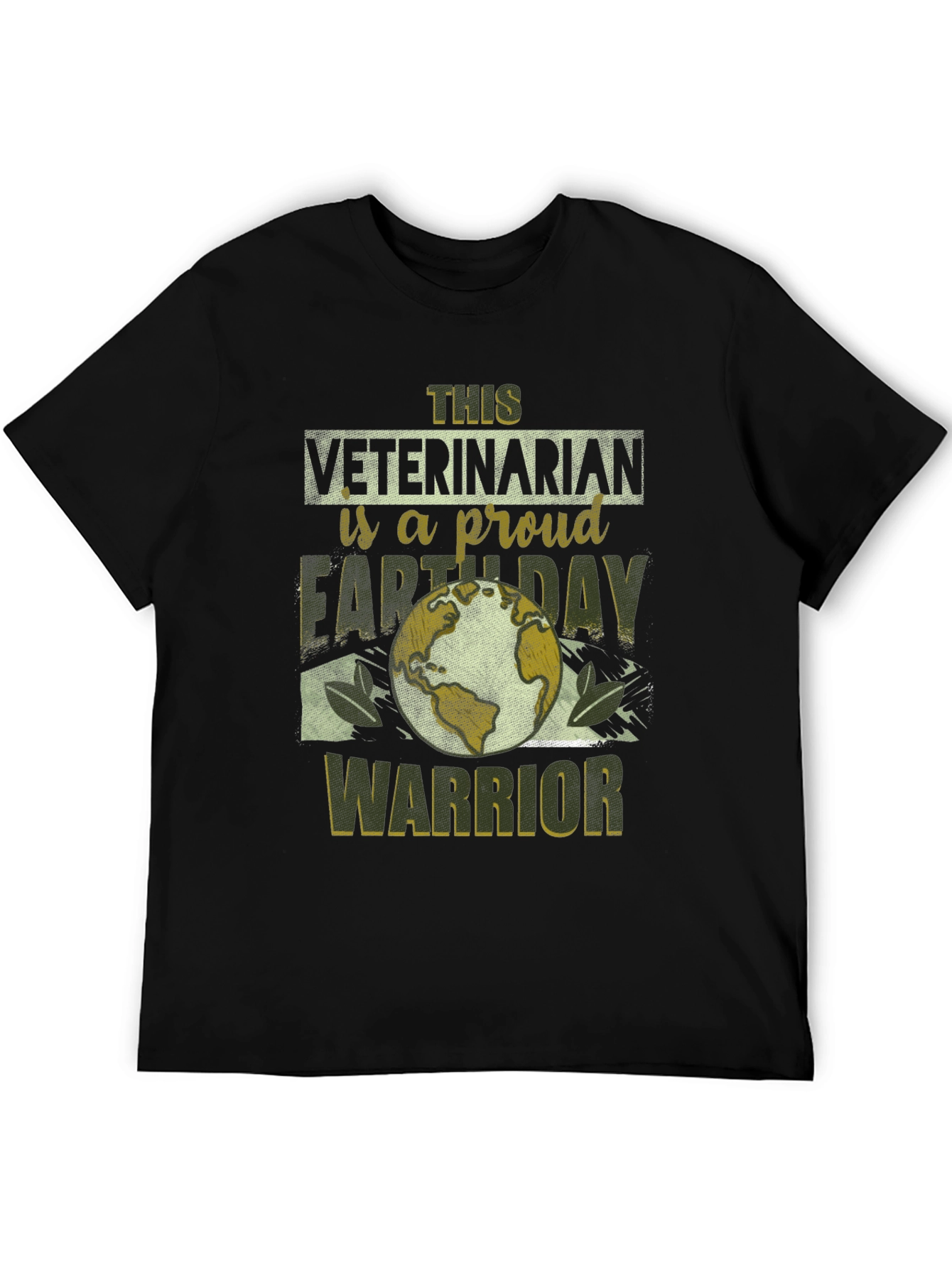 Veterinarian Earth Day Warrior T-Shirt
