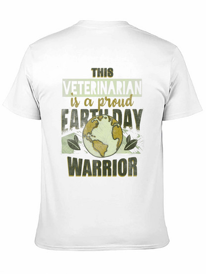 Veterinarian Earth Day Warrior T-Shirt